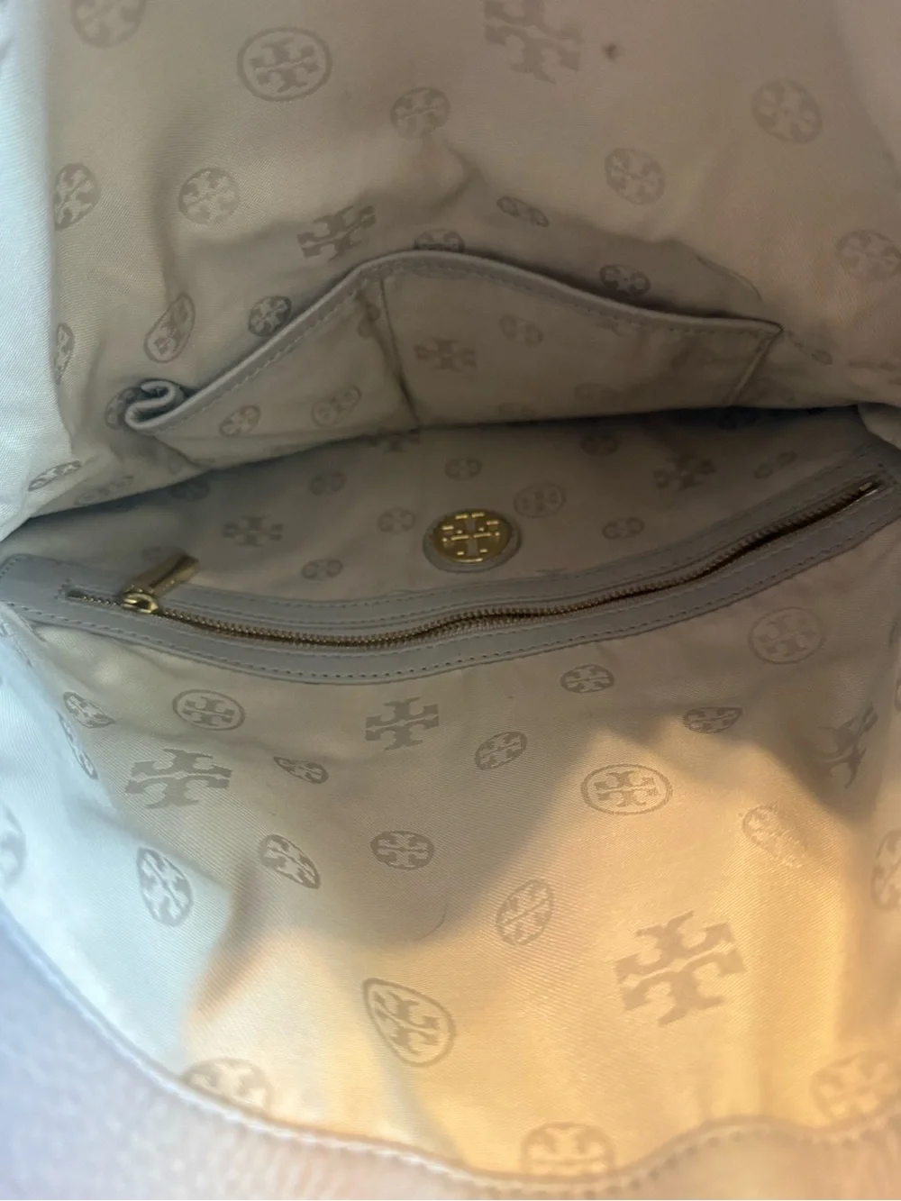 Tory Burch pebbled leather